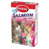 Лакомство для кошек "Sanal" Salmon с лососем, 50 г фото в интернет-магазине ZooVsem.by