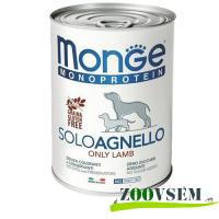 Monge Dog SOLO LAMB (400 г х 6 шт.) фото в интернет-магазине ZooVsem.by
