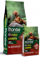 Monge Dog BWild Adult All Breeds (ягненок) фото в интернет-магазине ZooVsem.by
