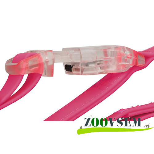 Ошейник "TRIXIE" для собак, светящийся Easy Flash, неоново-розовый фото в интернет-магазине ZooVsem.by