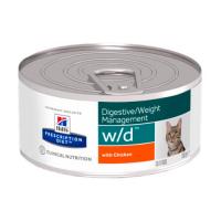Hill's Prescription Diet Feline w/d Digestive/Weight 156 г фото в интернет-магазине ZooVsem.by