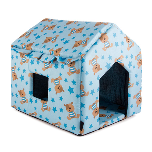 Домик "Избушка", 36х40х38 см, для кошек и собак малых пород фото в интернет-магазине ZooVsem.by