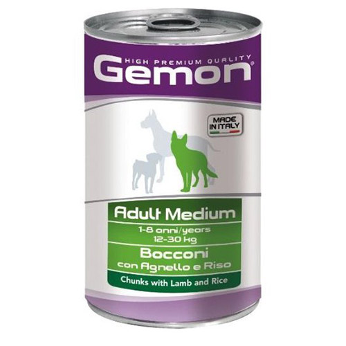 Gemon Dog Medium Adult Lamb/Rice 1250 г фото в интернет-магазине ZooVsem.by