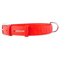 Ошейник "Collar Glamour" с объёмной надписью, красный (25 мм, 38-49 см) фото в интернет-магазине ZooVsem.by