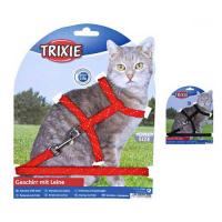 Набор "TRIXIE" Kitten Harness with Leash, Reflecting для котят и маленьких кошек (шлея 18-35 см + поводок 1,3 м/10 мм) фото в интернет-магазине ZooVsem.by