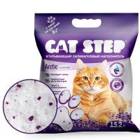 Наполнитель силикагелевый CAT STEP Arctic Lavender, впитывающий фото в интернет-магазине ZooVsem.by