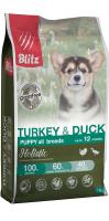 BLITZ Holistic Puppy Turkey&Duck (индейка и утка)  фото в интернет-магазине ZooVsem.by