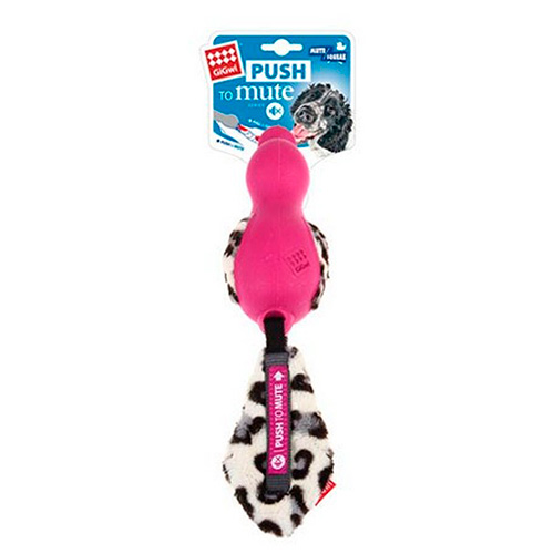 Игрушка "GiGwi" для собак "Утка" с отключаемой пищалкой, 30 см фото в интернет-магазине ZooVsem.by