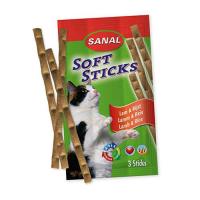 Палочки для кошек "Sanal" Soft Sticks с ягненком и рисом, 3 шт фото в интернет-магазине ZooVsem.by