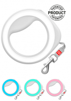 Поводок-рулетка круглая WAUDOG, универсальный размер (до 40 кг) фото в интернет-магазине ZooVsem.by