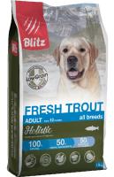 BLITZ Holistic Fresh Trout Adult (свежая форель) фото в интернет-магазине ZooVsem.by