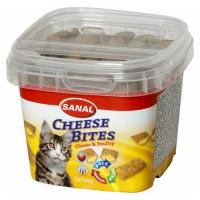 Лакомство для кошек "Sanal" подушечки сырные Cheese Bits, 75 г фото в интернет-магазине ZooVsem.by