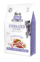 Brit Care Care Cat GF Sterilized Weight Control (утка, индейка) фото в интернет-магазине ZooVsem.by