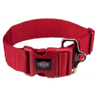 Ошейник "TRIXIE" "Premium Collar", красный, для крупных собак фото в интернет-магазине ZooVsem.by