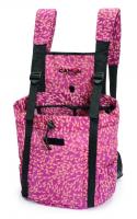 Рюкзак открытый "Fantasy" для переноски животных, розовый в треугольники фото в интернет-магазине ZooVsem.by