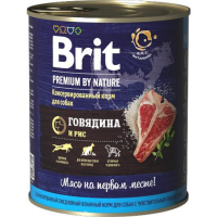 Brit Premium BEEF&RICE 850 г фото в интернет-магазине ZooVsem.by