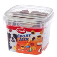 Лакомство "Sanal" для собак косточки "Sport Mix", 100 г фото в интернет-магазине ZooVsem.by