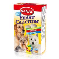 Лакомство для собак "Sanal" Yeast Calcium дрожжи-кальций, 100 г фото в интернет-магазине ZooVsem.by