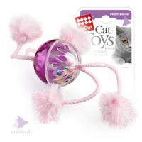 Игрушка "GiGwi" для кошек "Мячик" с пластмассовой погремушкой, 4 см фото в интернет-магазине ZooVsem.by