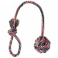 Игрушка "TRIXIE" для собак "DENTAfun" в виде верёвки с узлом и ручкой фото в интернет-магазине ZooVsem.by