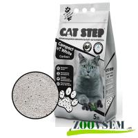Наполнитель минеральный комкующийся CAT STEP Compact White Carbon, 5 л фото в интернет-магазине ZooVsem.by
