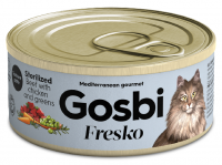 Gosbi Fresco Sterilized Beef, chicken & greens фото в интернет-магазине ZooVsem.by