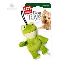 Игрушка "GiGwi" для собак "Лягушка с пищалкой", 10 см фото в интернет-магазине ZooVsem.by
