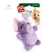 Игрушка "GiGwi" для собак "Слон" с 2-я пищалками, 9 см фото в интернет-магазине ZooVsem.by