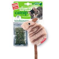 Игрушка "GiGwi" для кошек "Мышка" с кошачьей мятой, 10 см фото в интернет-магазине ZooVsem.by