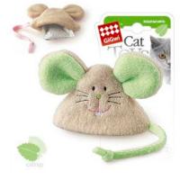 Игрушка "GiGwi" для кошек "Мышка" с кошачьей мятой, 8 см фото в интернет-магазине ZooVsem.by