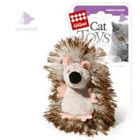 Игрушка "GiGwi" для кошек "Ежик" с погремушкой, 7 см фото в интернет-магазине ZooVsem.by