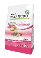 Unica Natura Indoor (сыровяленая ветчина, рис и конские бобы)  фото в интернет-магазине ZooVsem.by
