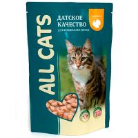 ALL CATS корм конс. с индейкой в соусе, 85 г (упаковка 25 шт.) фото в интернет-магазине ZooVsem.by