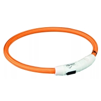 Ошейник светящийся "TRIXIE" USB Flash, оранжевый фото в интернет-магазине ZooVsem.by