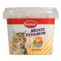 Лакомство "Sanal" для кошек "Multi Vitamin", 100 г фото в интернет-магазине ZooVsem.by