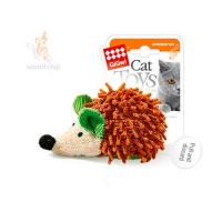 Игрушка "GiGwi" для кошек "Ежик" со звуковым чипом, 7 см фото в интернет-магазине ZooVsem.by