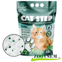 Наполнитель силикагелевый Cat Step "Мята" 3,8 л, впитывающий фото в интернет-магазине ZooVsem.by