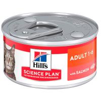 Hill's Science Plan Feline Adult Salmon (с лососем) 82 г фото в интернет-магазине ZooVsem.by