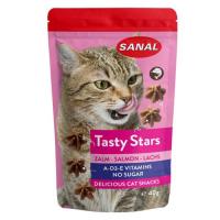 Лакомство для кошек "Sanal" вкусные звездочки с лососем, 40 г фото в интернет-магазине ZooVsem.by