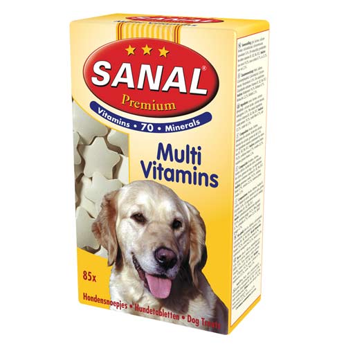 Лакомство "Sanal" Multivitamins Премиум для собак, 50 г фото в интернет-магазине ZooVsem.by