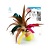 Игрушка "GiGwi" для кошек "Мяч с перьями" 6 см фото в интернет-магазине ZooVsem.by