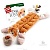Игрушка "GiGwi" для собак "Обезьяна" с пищалками, 34 см фото в интернет-магазине ZooVsem.by