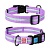 Ошейник WAUDOG Nylon светонакопительный, фиолетовый  фото в интернет-магазине ZooVsem.by