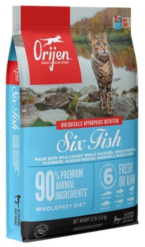Orijen Six Fish Cat 85/15 фото в интернет-магазине ZooVsem.by