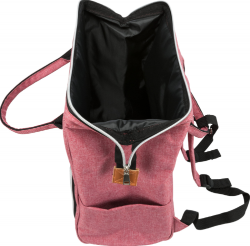 Переноска-рюкзак "TRIXIE" для животных до 10 кг "Ava", красный, 32x42x22 см фото в интернет-магазине ZooVsem.by