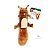 Игрушка "GiGwi" для собак "Белка" с большой пищалкой, 32 см фото в интернет-магазине ZooVsem.by
