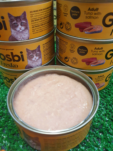 Gosbi Fresco Adult Tuna & Salmon фото в интернет-магазине ZooVsem.by