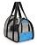 Переноска-сумка с прозрачными стенками для питомцев до 5 кг, синяя, 42x25x25 см фото в интернет-магазине ZooVsem.by