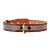 Ошейник "Collar" со светоотражающей лентой, коричневый фото в интернет-магазине ZooVsem.by